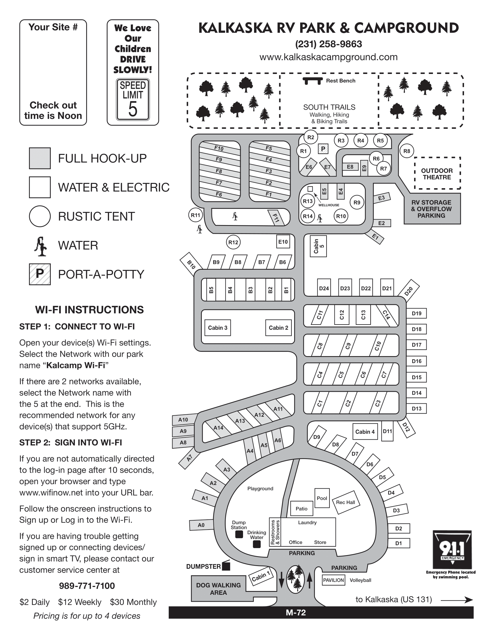 Contacts – Kalkaska RV Park and Campground