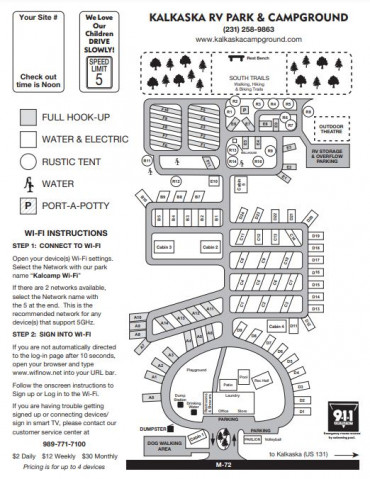 Contacts – Kalkaska RV Park and Campground